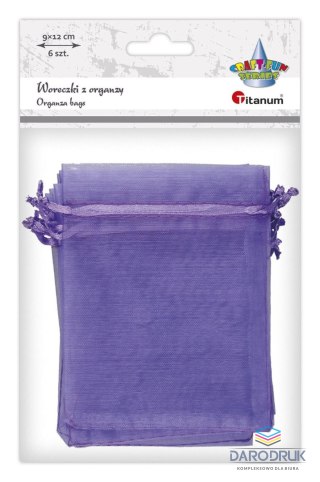 Titanum Organza Craft-Fun Series Woreczki z organzy wrzosowe Titanum (25BJ033127-7)