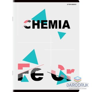 Top 2000 Brulion A5 tematyczny chemia 80k. 70g krata Top 2000 (400132314)