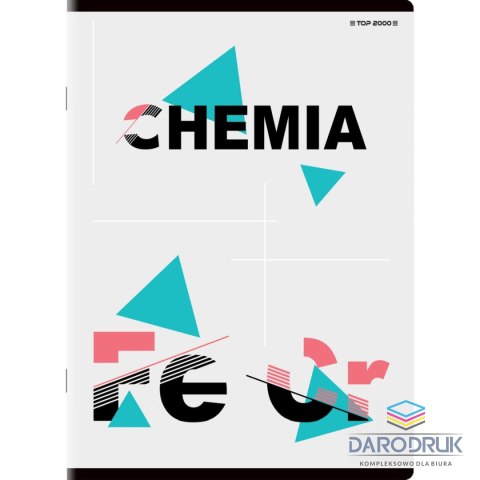 Top 2000 Brulion A5 tematyczny chemia 80k. 70g krata Top 2000 (400132314)