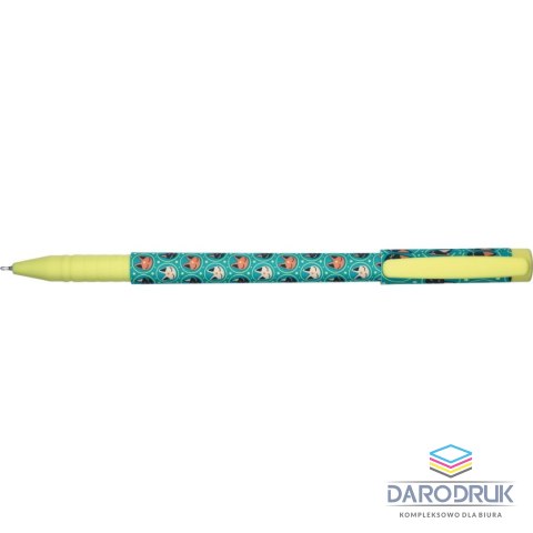 Vinson Długopis olejowy Fashion A1 GŁOWY KOTÓW wkład niebieski 0,7mm Vinson