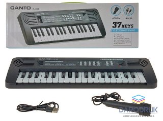 Adar Organy 37 klawiszy z mikrofonem na USB Adar (608603)