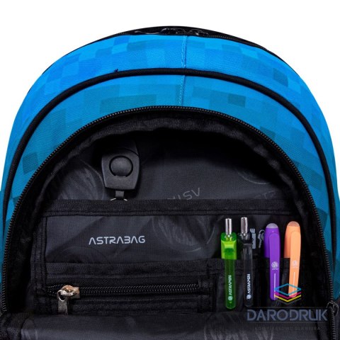 Astra Plecak Astrabag Blue Pixel Astra (502024092)