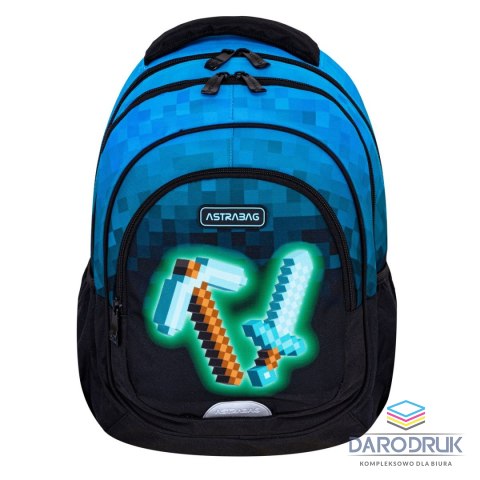 Astra Plecak Astrabag Blue Pixel Astra (502024092)