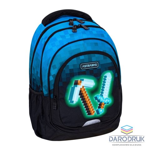 Astra Plecak Astrabag Blue Pixel Astra (502024092)