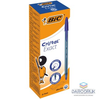 Bic Długopis niebieski Cristal Exact wkład czerwony 0,7mm Bic (992605)