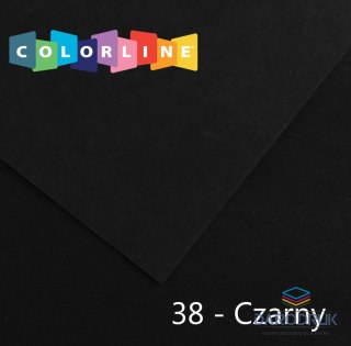 Canson Brystol Colorline 38 czarny 150g 10k [mm:] 500x650 Canson (200041414)