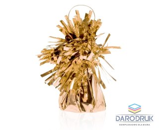 Godan Ciężarek do balonów foliowy różowo-złoty 145g Godan (WHT4/RZ)