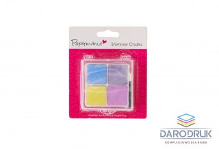 Papiermania Kreda błyszcząca kreda pastel 4 kolory Papiermania (pma-7621000)