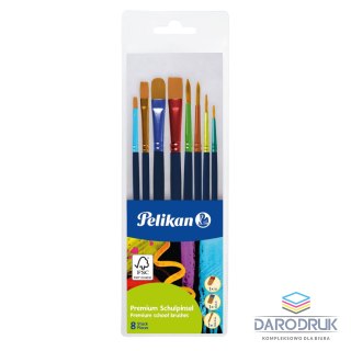 Pelikan Pędzel różne rodzaje 8 szt 701181 nr 8 Pelikan (300008240)