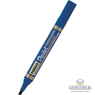 Pentel Marker permanentny N860 wkład niebieski 1,5mm ścięta końcówka Pentel