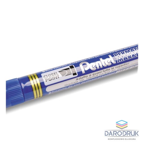 Pentel Marker permanentny N860 wkład niebieski 1,5mm ścięta końcówka Pentel
