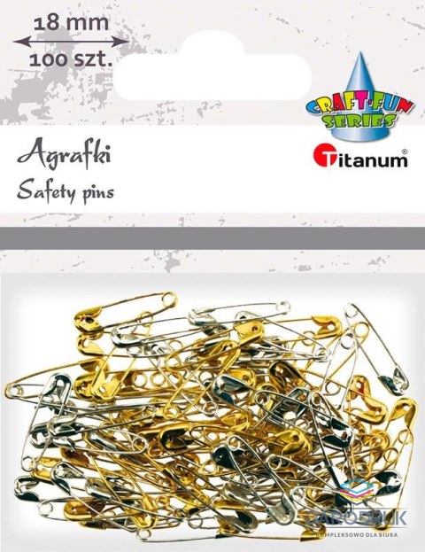 Titanum Agrafka Craft-Fun Series agrafka mini złoty/srebrny Titanum