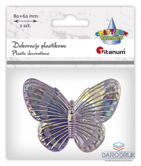 Titanum Dekoracja Craft-Fun Series Motyle plastikowe Titanum (2324034)