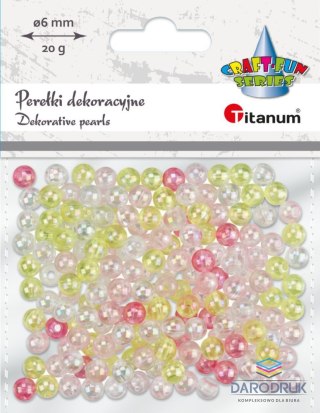 Titanum Perełki Craft-Fun Series 6mm mix Titanum (BJ25042730)