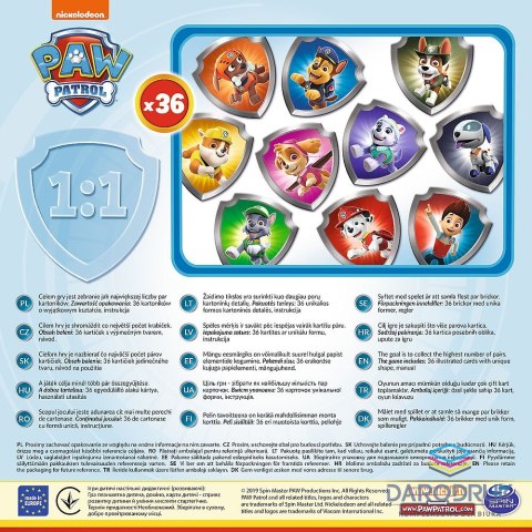 Trefl Gra logiczna Memos Psi Patrol Trefl (01892)