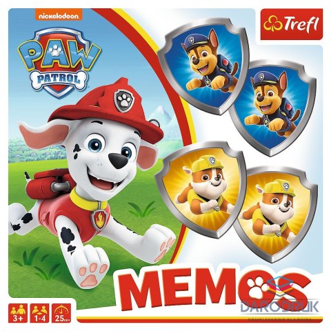 Trefl Gra logiczna Memos Psi Patrol Trefl (01892)