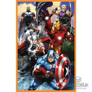 Trefl Puzzle Avengers Dni pełne akcji 3x80 el. Trefl (34883)