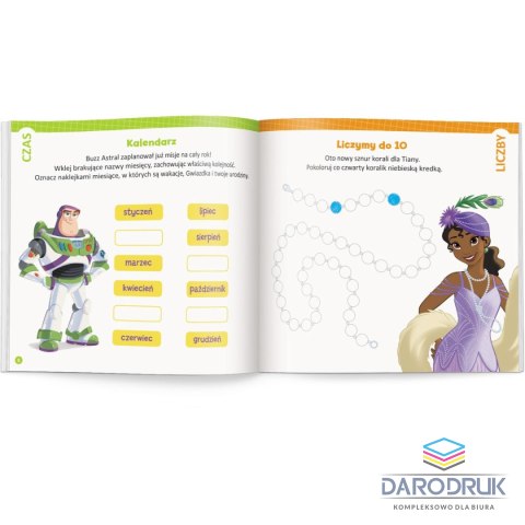 Ameet Książka dla dzieci Elementarz matematyczny. Ćwiczenia Disney Uczy. Ameet