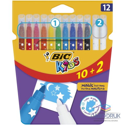 Bic Kids Flamaster Colour & Erase 12 kol. Bic Kids (920295)
