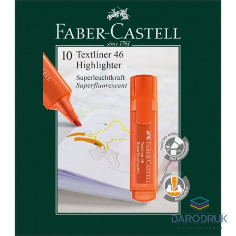 Faber Castell Zakreślacz wkład pomarańczowe Faber Castell (154615)