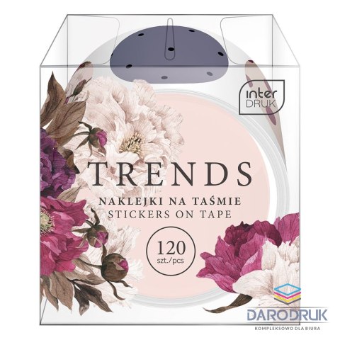 Interdruk Naklejka (nalepka) GLAM 120 szt Interdruk (na taśmie)