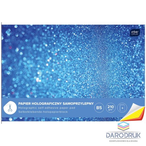Interdruk Zeszyt papierów kolorowych B5 210g 6k Interdruk (ZEPAHOB5)