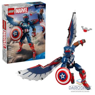 Lego Klocki konstrukcyjne Marvel Super Heroes Figurka nowego Kapitana Ameryki Lego (76296)