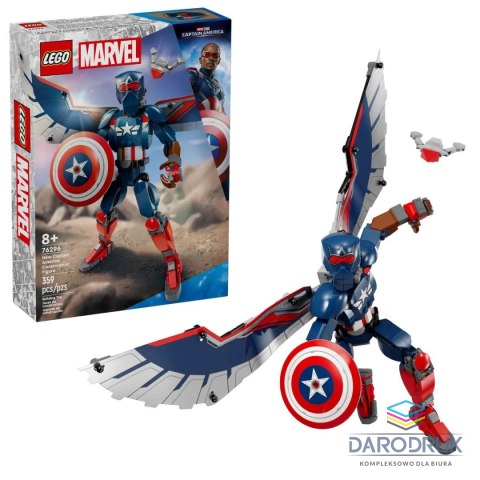 Lego Klocki konstrukcyjne Marvel Super Heroes Figurka nowego Kapitana Ameryki Lego (76296)