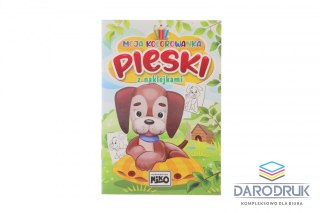 Niko Książeczka edukacyjna Moja kolorowanka z naklejkami. Pieski Niko