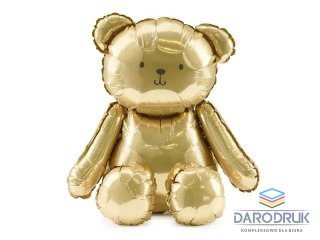 Partydeco Balon foliowy Miś, 43x53 cm, złoty Partydeco (FB286-019)