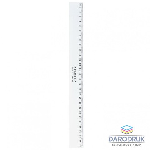 Starpak Linijka plastikowa 30cm Starpak (472867)