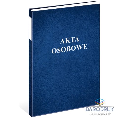 Teczka do akt osobowych A4 czerwone karton (TEAKOSO1N)