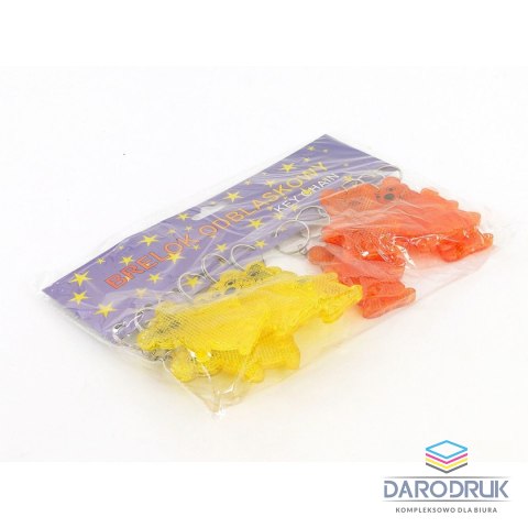Adar Brelok zawieszka odblaskowa miś wys.7cm, karta 12sz Adar (216631)