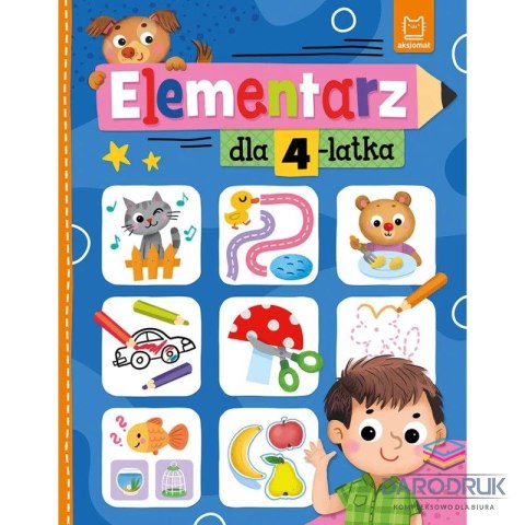 Aksjomat Książka dla dzieci Elementarz dla 4-latka Aksjomat