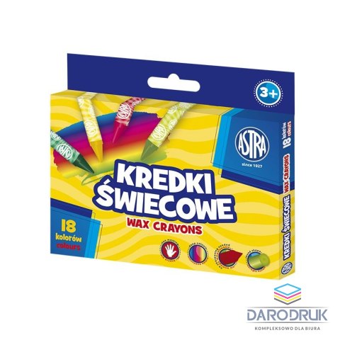 Astra Kredki świecowe 18 kol. Astra (316023007)