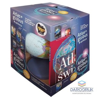 Demart Książeczka edukacyjna Atlas świata z globusem Demart
