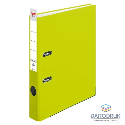 Herlitz Segregator dźwigniowy Q. file Standard 50022496 A4 50mm zielony Herlitz (300005282)