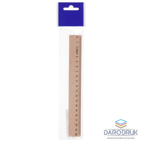 Leniar Linijka drewniana 20cm Leniar (30061)