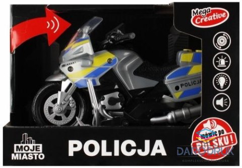 Mega Creative Motocykl policyjny Mega Creative (520415)