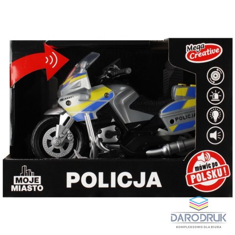 Mega Creative Motocykl policyjny Mega Creative (520415)