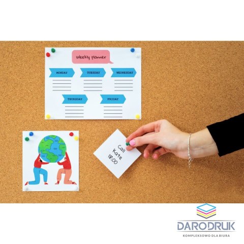 Memoboards Tablica korkowa w drewnianej ramie [mm:] 900x600 Memoboards (TC96)