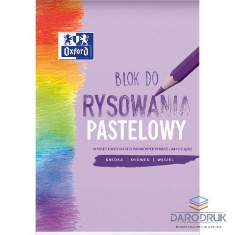 Oxford Blok rysunkowy A4 mix 100g 10k Oxford (400166081)