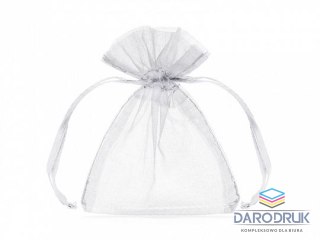 Partydeco Organza Woreczki z organzy, białe, 10cm biały Partydeco (WRG5-008-10)
