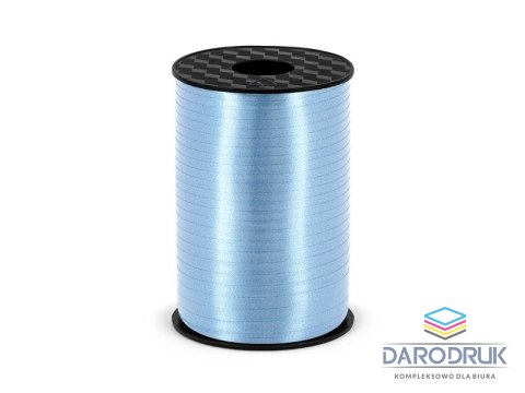 Partydeco Wstążka plastikowa błękitna, 5mm/225m 5x5 [mm x m] niebieska jasna Partydeco (PRP5-011)