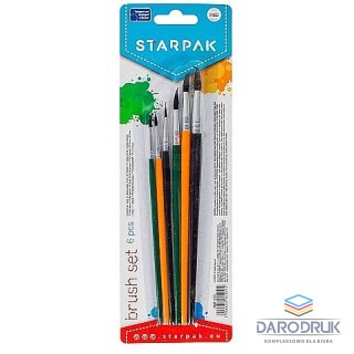 Starpak Zestaw pędzli Starpak 6 sztuk (147273)