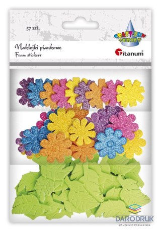 Titanum Naklejka (nalepka) Craft-Fun Series kwiaty Titanum (7506)