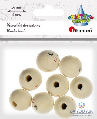 Titanum Ozdoba drewniana Craft-Fun Series koraliki Titanum (22TH401-3)