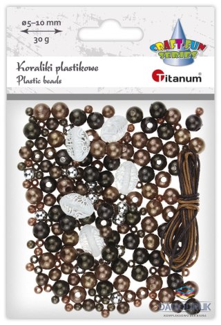 Titanum Perełki Craft-Fun Series zestaw do zrobienia biżuterii Titanum (BR230008-black)
