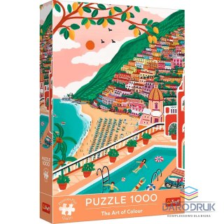 Trefl Puzzle The Art of Colour Premium Plus Positano, Włochy 1000 el. Trefl (10895)