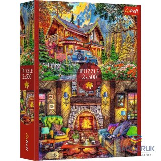 Trefl Puzzle Wycieczka w góry 2x500 el. Trefl (37534)